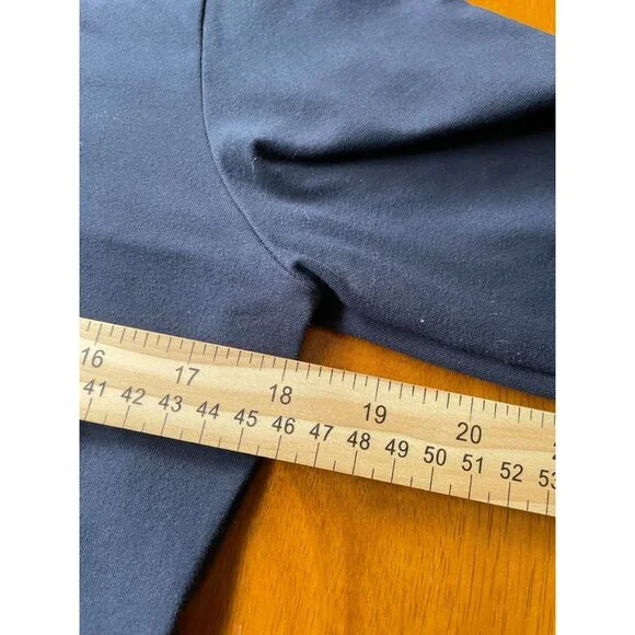 Adidas Womens Y2K Navy Hoodie Full-Zip Long Sleeve Size 2XL - Picture 4 of 10